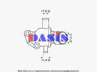 AKS DASIS 750892n -  Термостат, охлаждающая жидкость